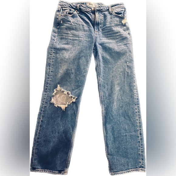 PAIGE Relaxed Straight Leg Cropped Noella size 28/6 - Picture 3 of 3